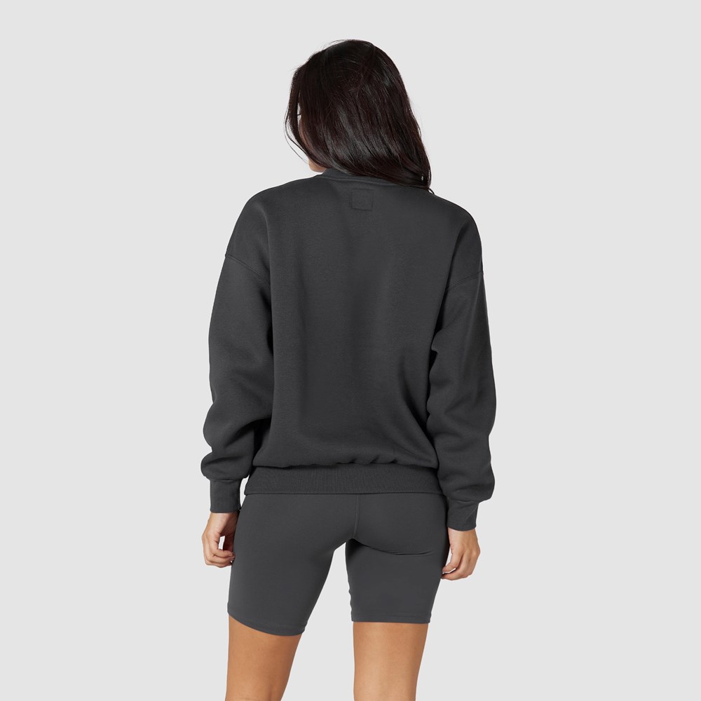 Lounge Underwear 365 Oversized Crew Neck Jumper Pebble | TAIQ-79263