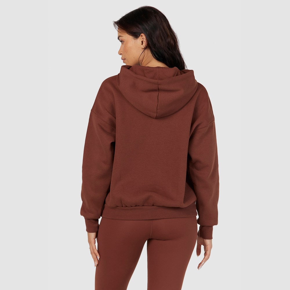 Lounge Underwear 365 Oversized Hoodie Choklad | UPCG-81467