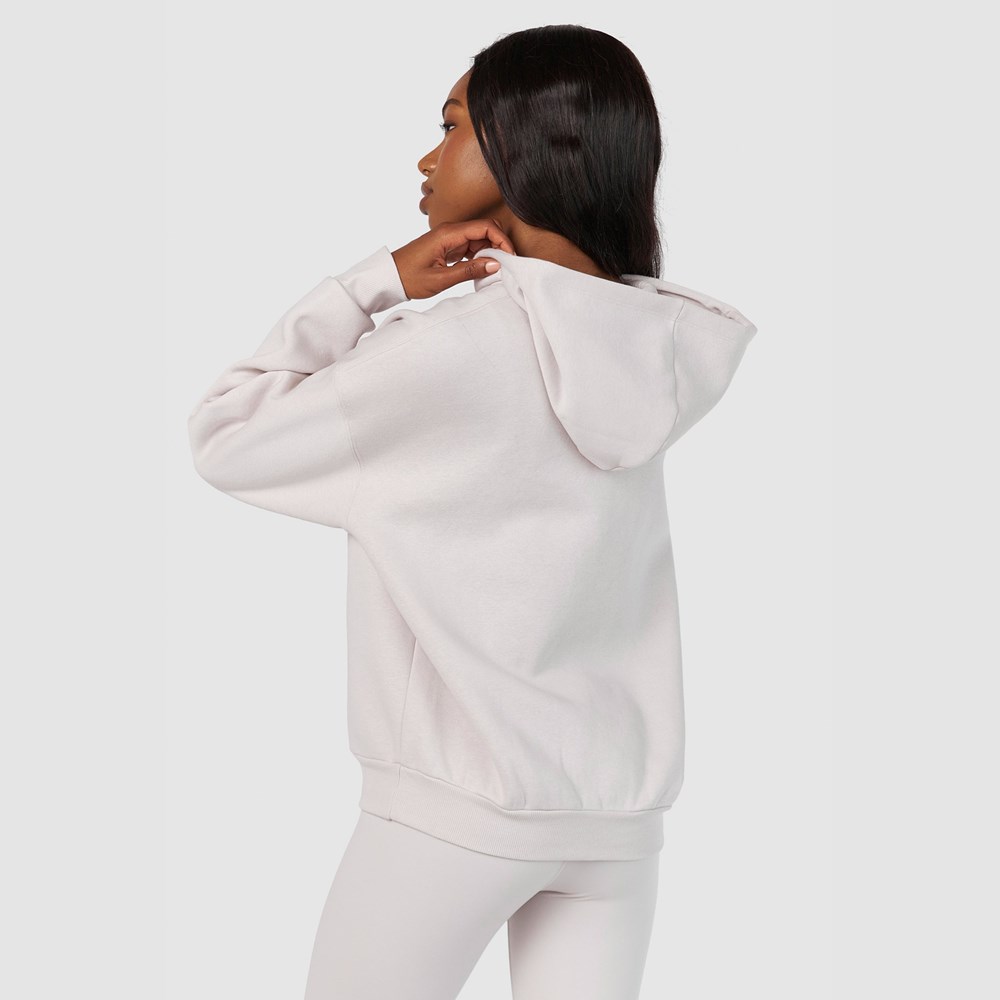 Lounge Underwear 365 Oversized Hoodie Stone | BACO-50124