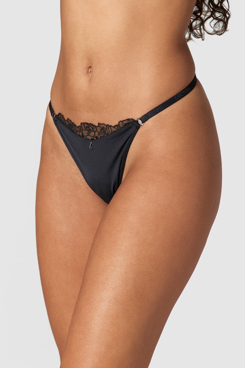 Lounge Underwear Anti-Gravity String Svarta | NJWS-51042