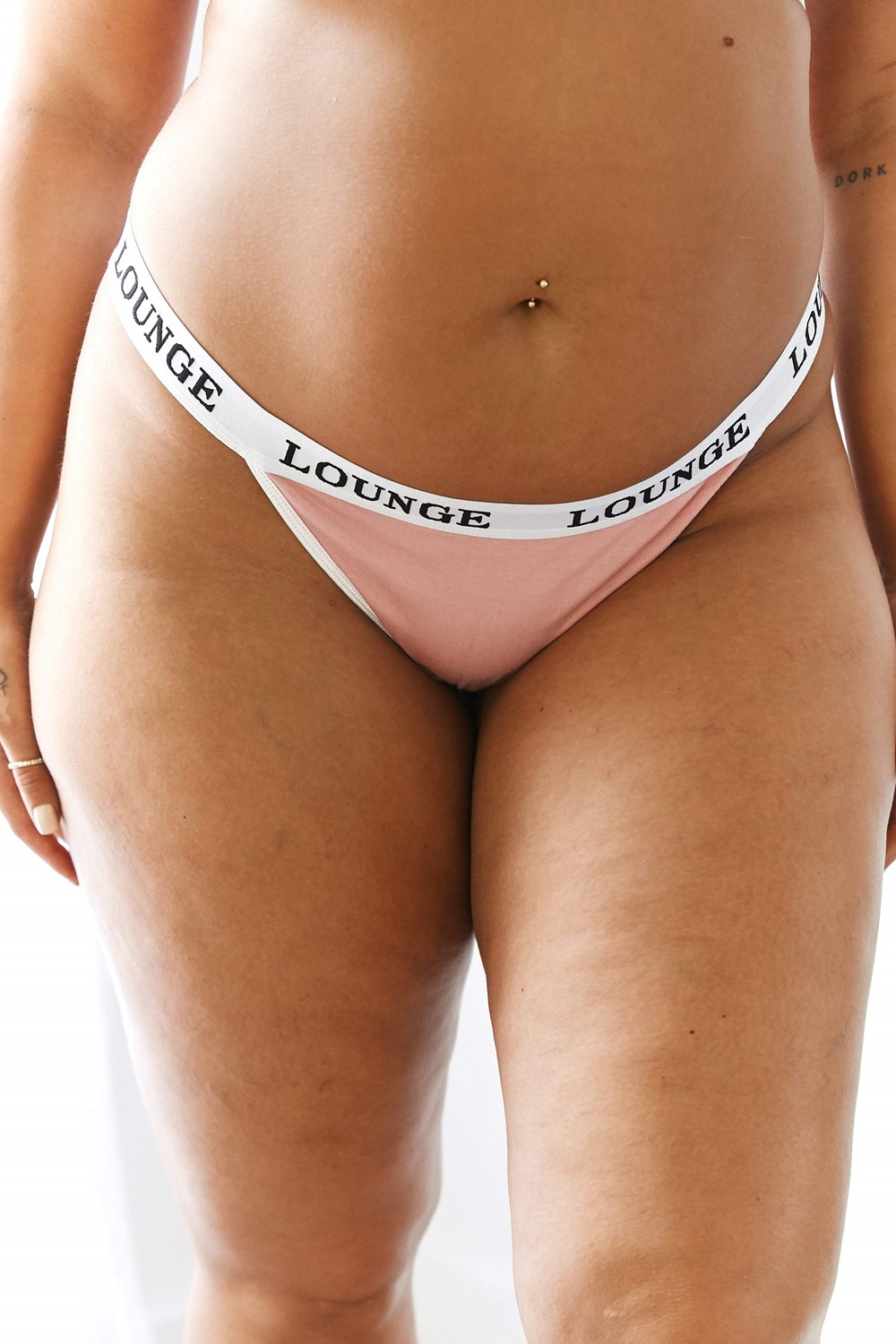 Lounge Underwear Bamboo Triangle String Rosa | KGSW-34789