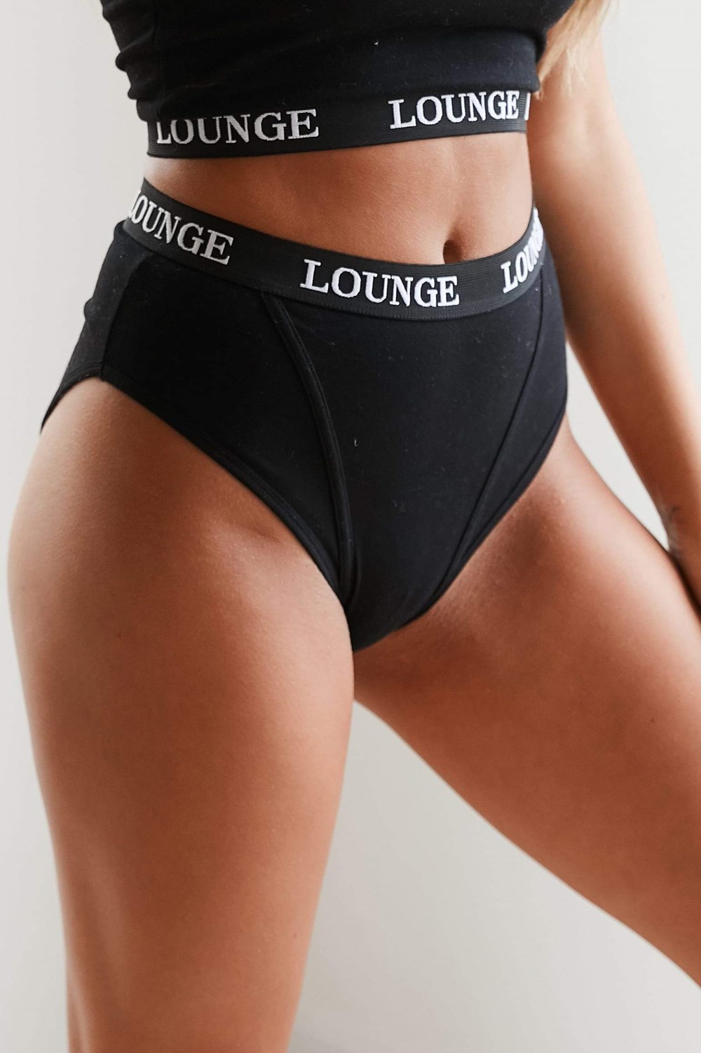 Lounge Underwear Basic Briefs Svarta | KGUL-48623