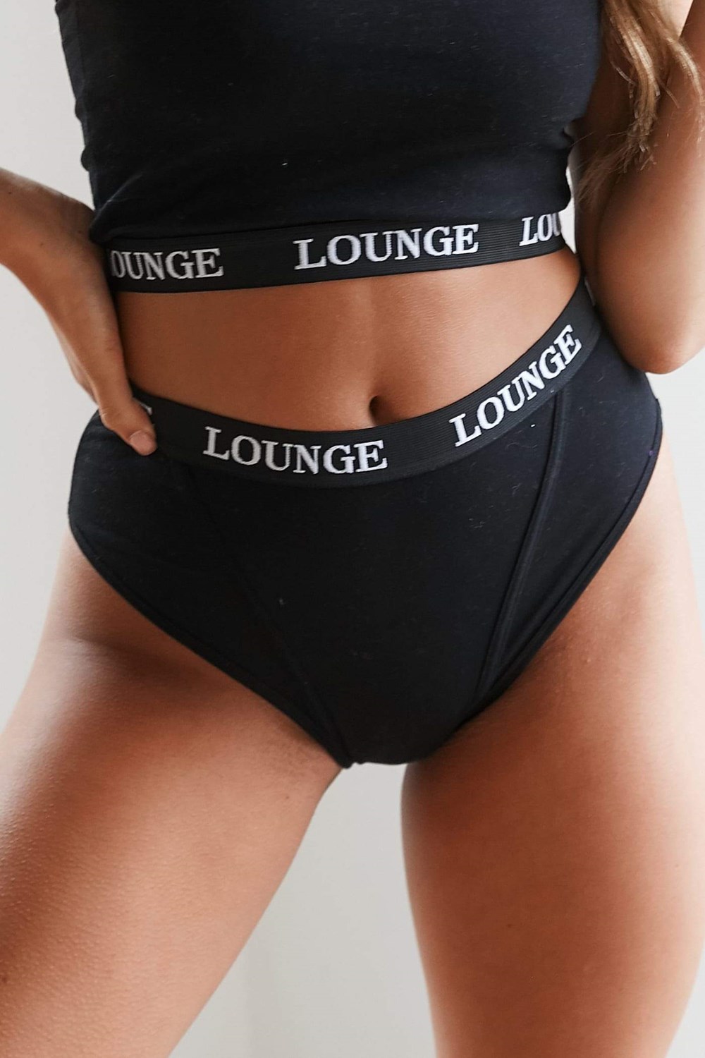 Lounge Underwear Basic Briefs Svarta | KGUL-48623