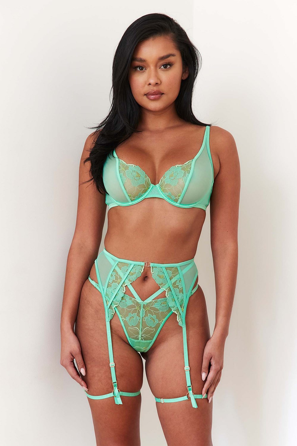 Lounge Underwear Britney Intimates Set Mintgröna | FBZJ-85697