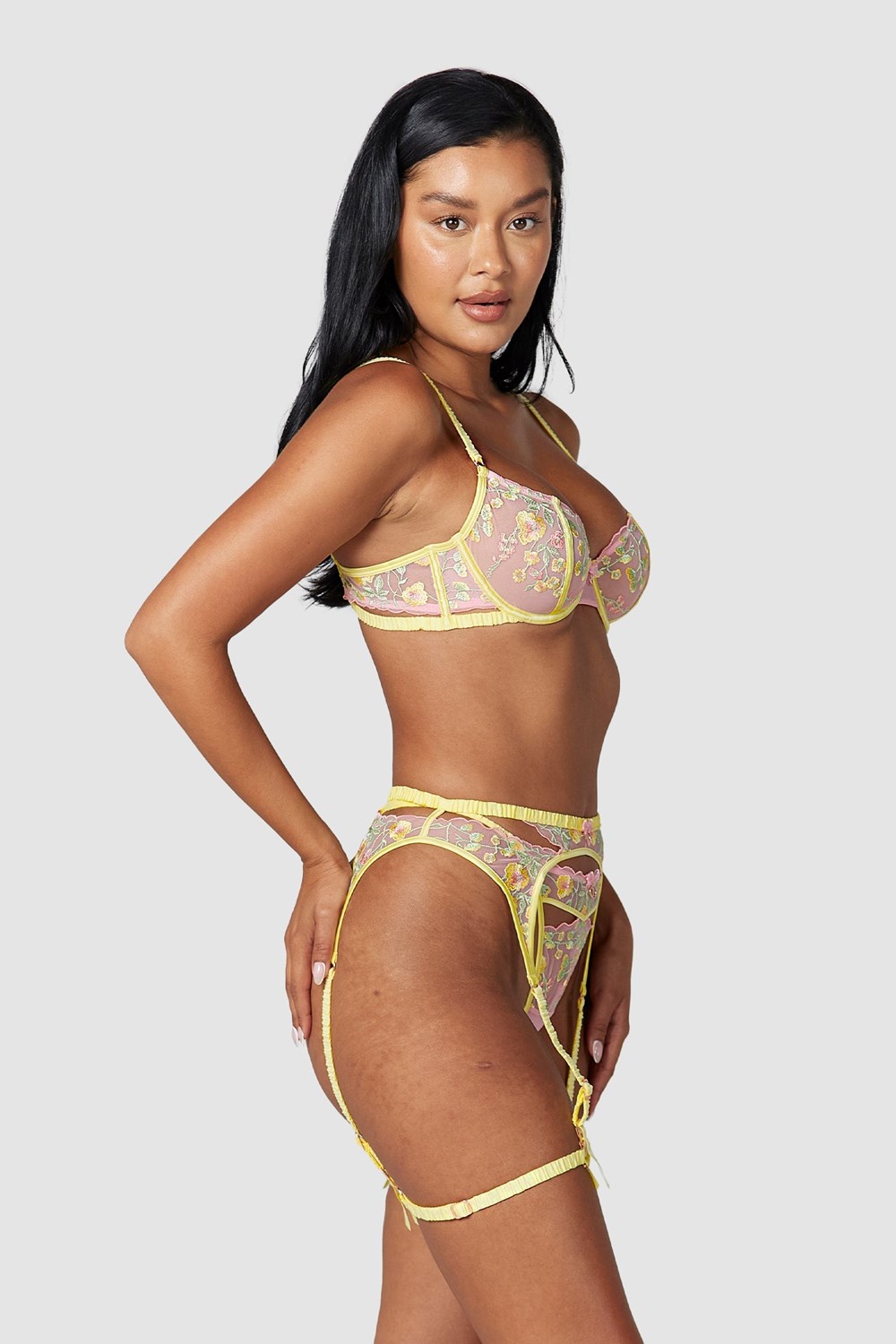 Lounge Underwear Cassia Intimates Set Citron | ANEH-13708