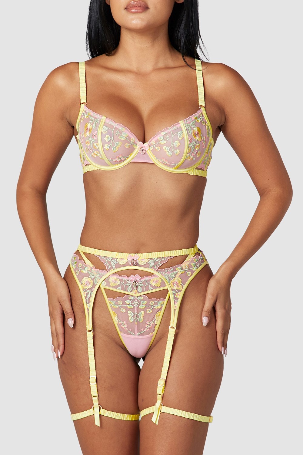 Lounge Underwear Cassia Intimates Set Citron | ANEH-13708