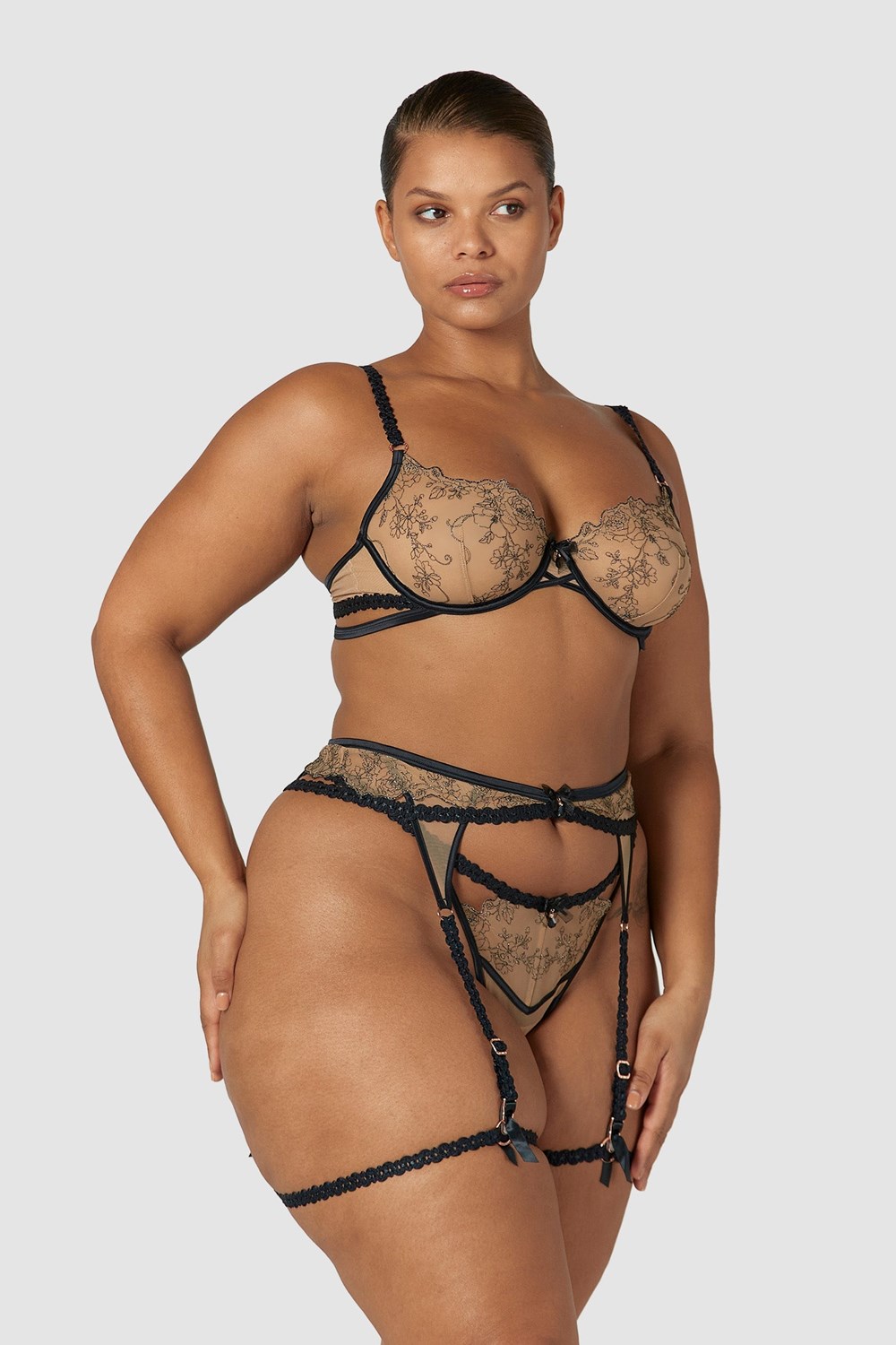 Lounge Underwear Catherine Intimates Set Svarta | BITN-89574