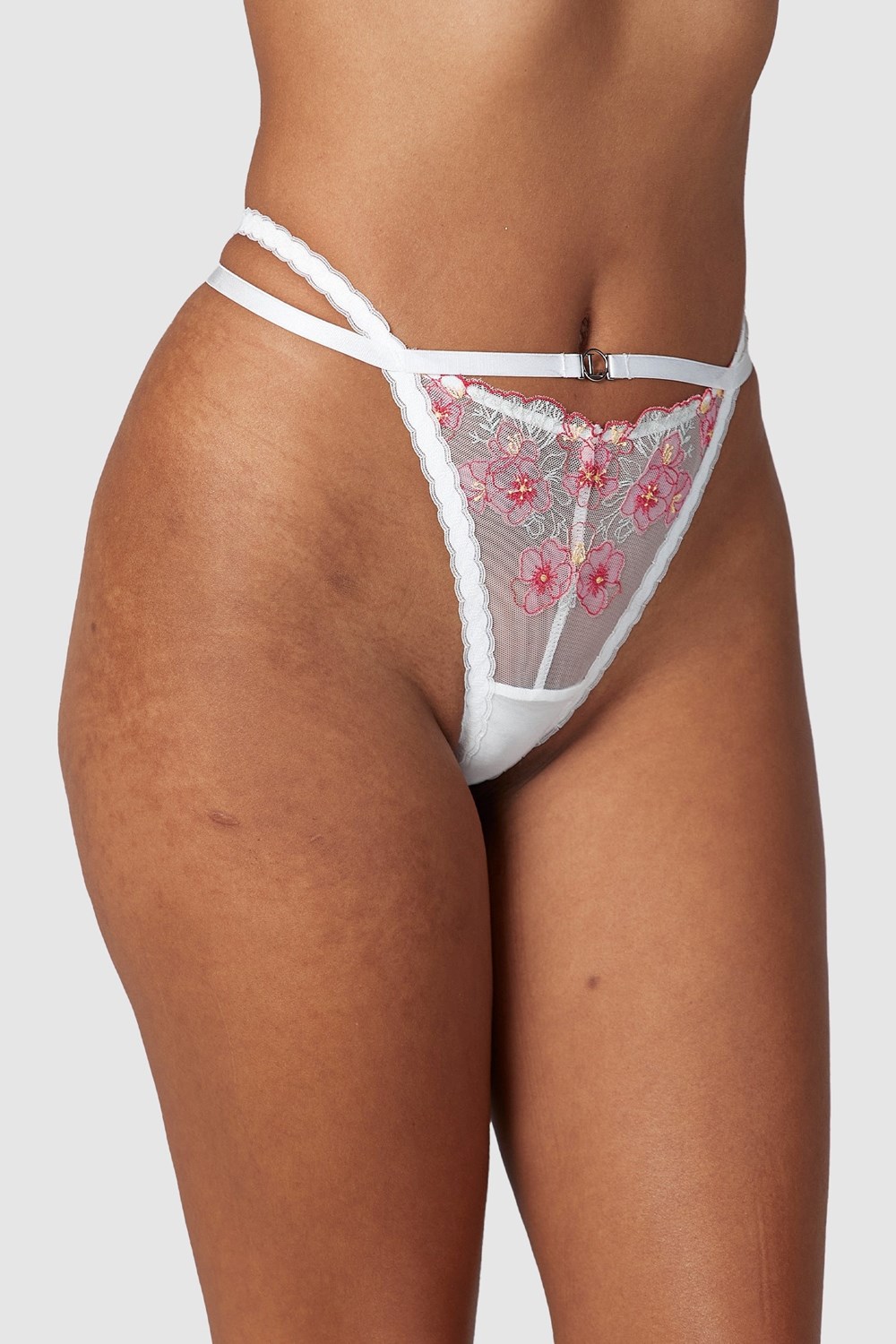 Lounge Underwear Ditsy Embroidered G-string Vita | OXYV-19857