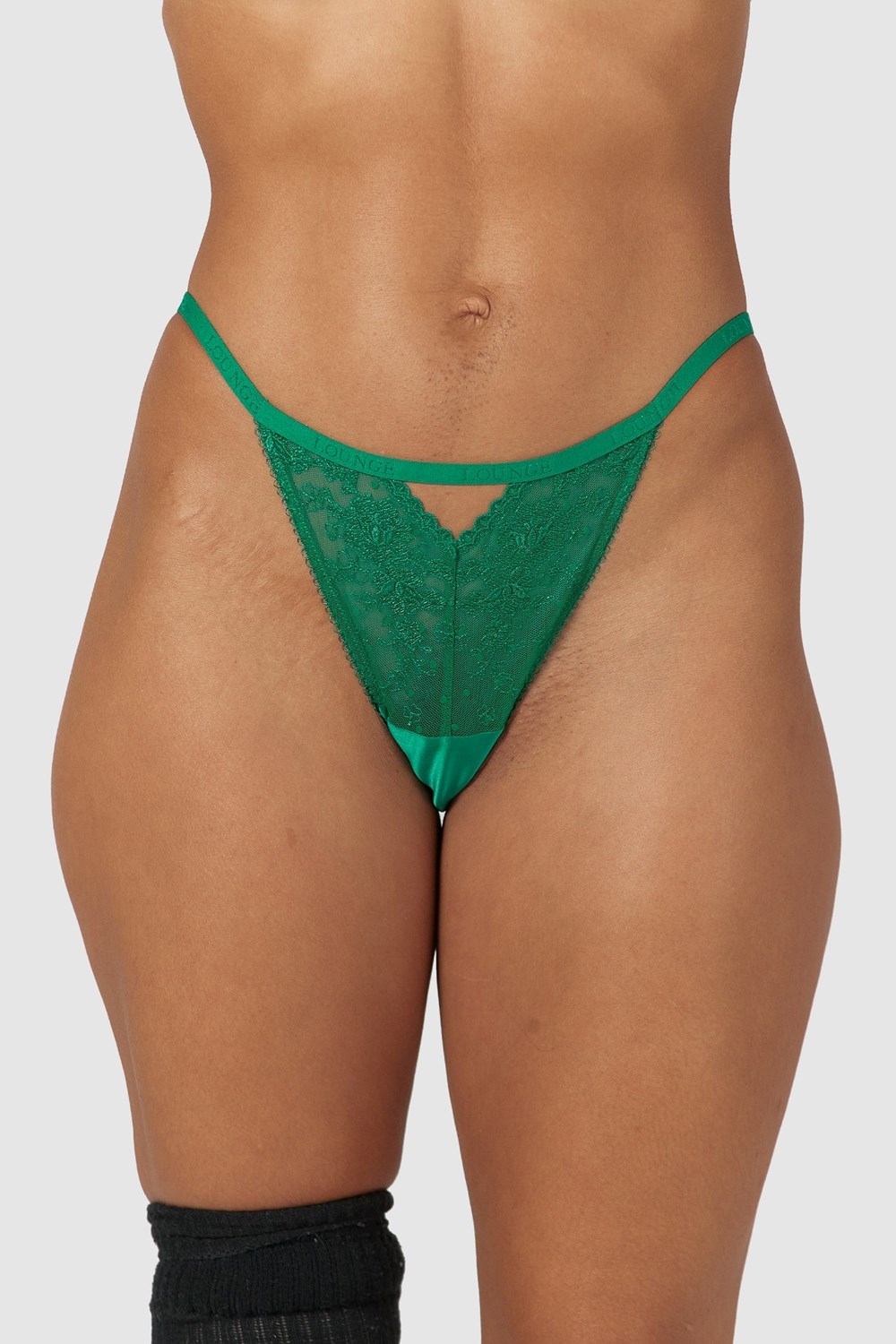 Lounge Underwear Flirt Briefs Emerald | TXVN-34295