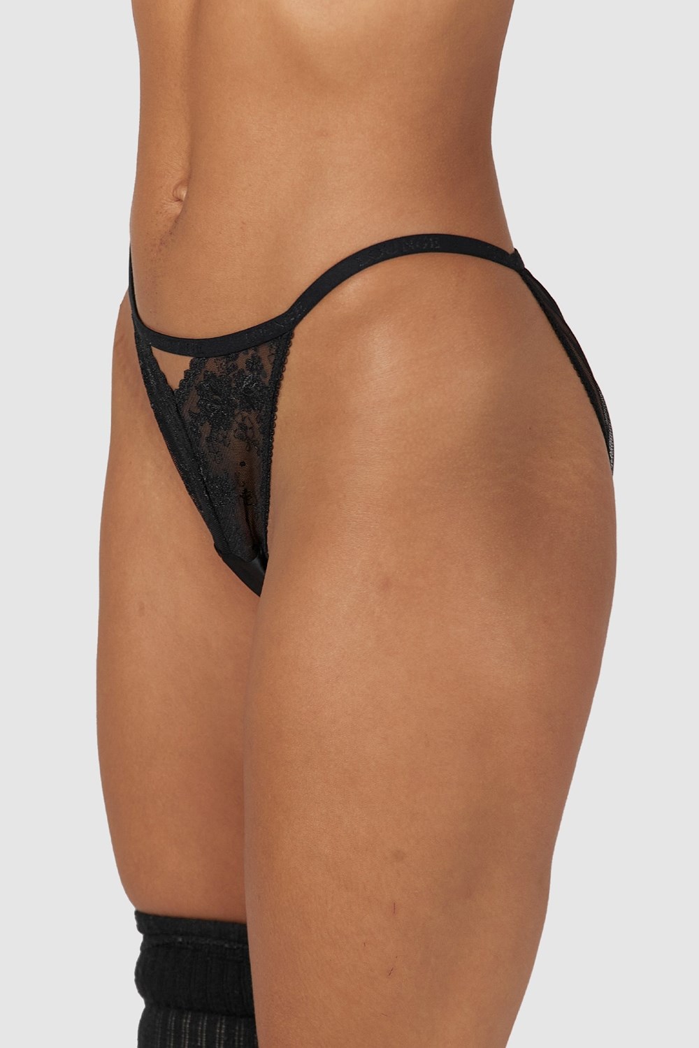 Lounge Underwear Flirt Briefs Svarta | HKTI-91602