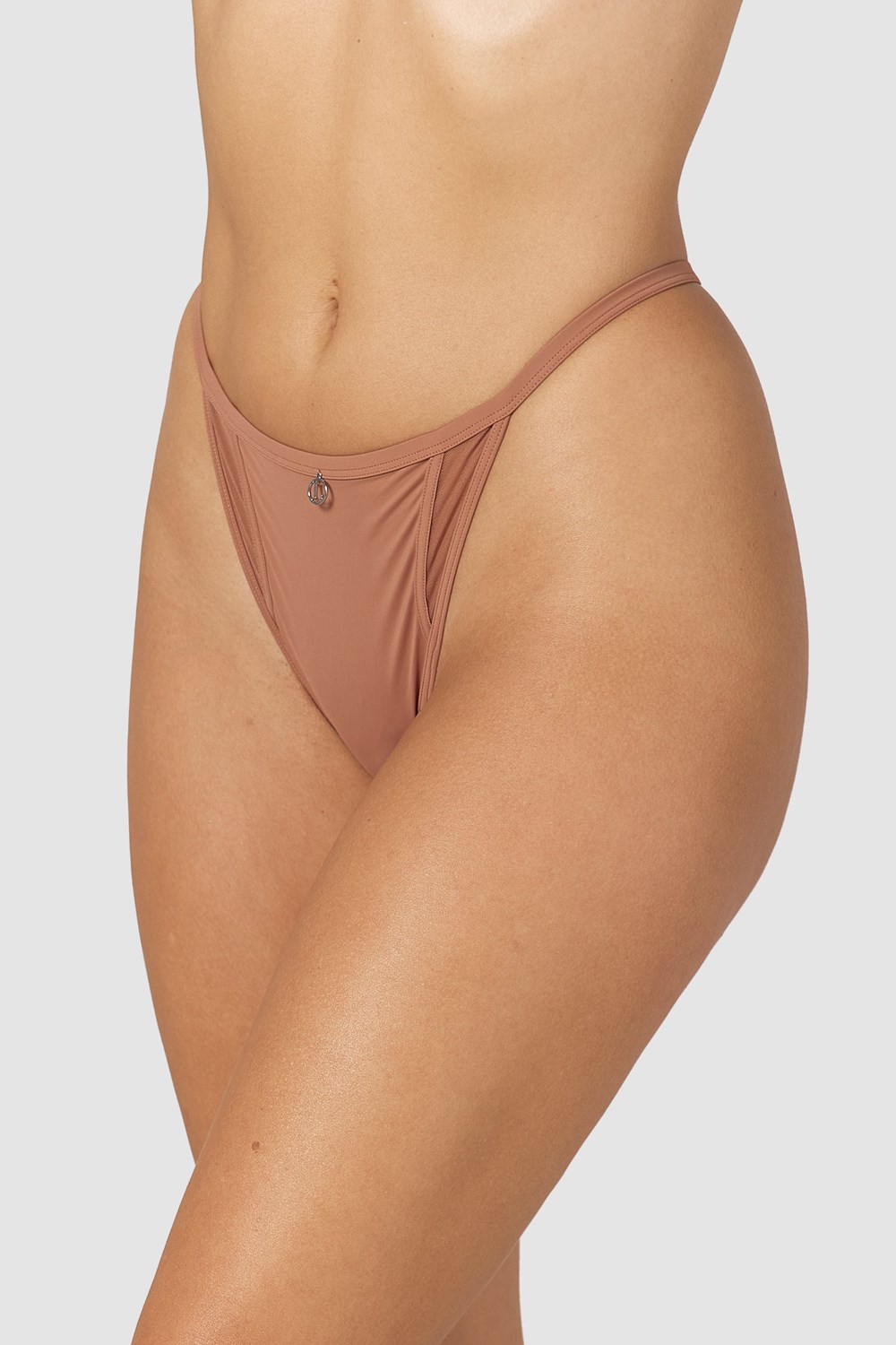 Lounge Underwear Klassiska String Mocha | NHXJ-93482