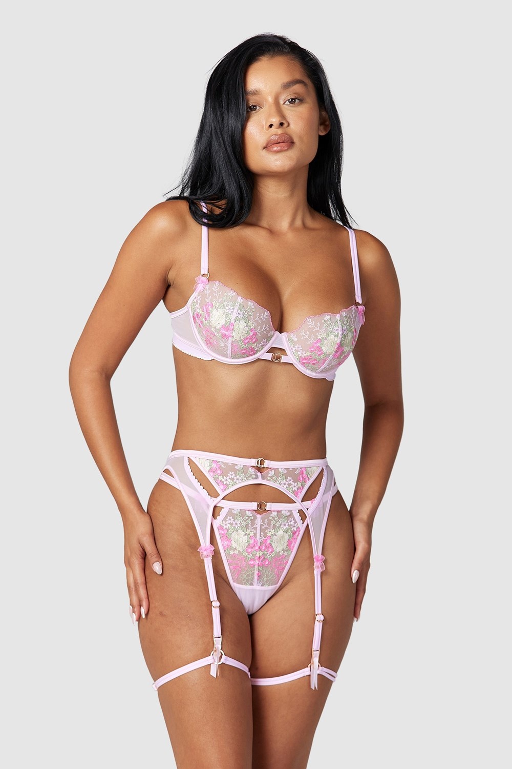 Lounge Underwear Liana Intimates Set Rosa | QKVX-96510