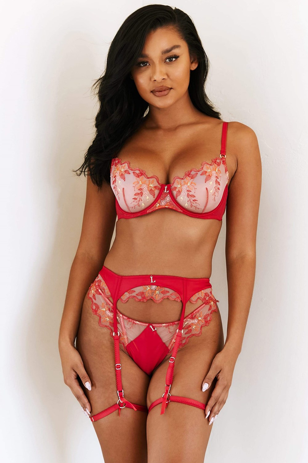 Lounge Underwear Peyton Intimates Set Cherry | XSYW-96052