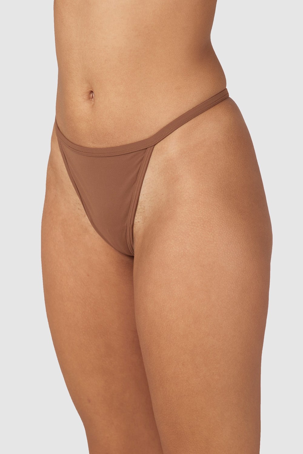 Lounge Underwear Sculpt G-string Chestnut | VOXT-08421