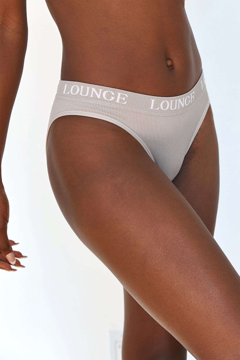 Lounge Underwear Seamless Briefs Mink | GWMQ-96210