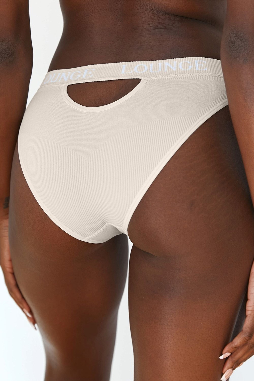 Lounge Underwear Seamless Briefs Oatmeal | YLTS-97263