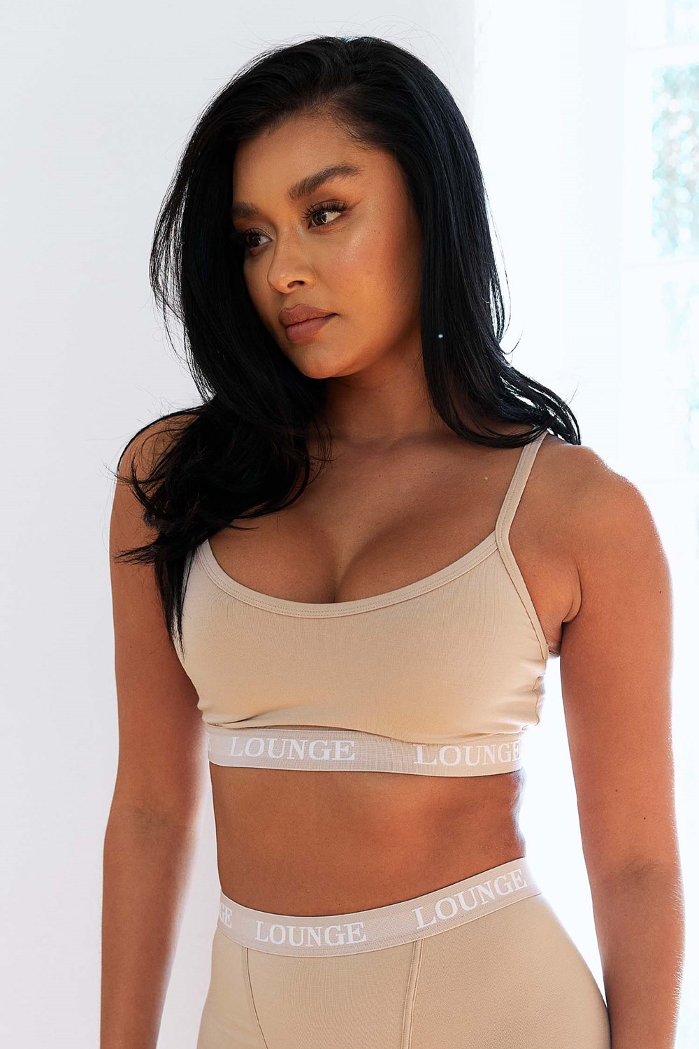 Lounge Underwear Slumber Pajama Bralette Mink | XLEU-34752