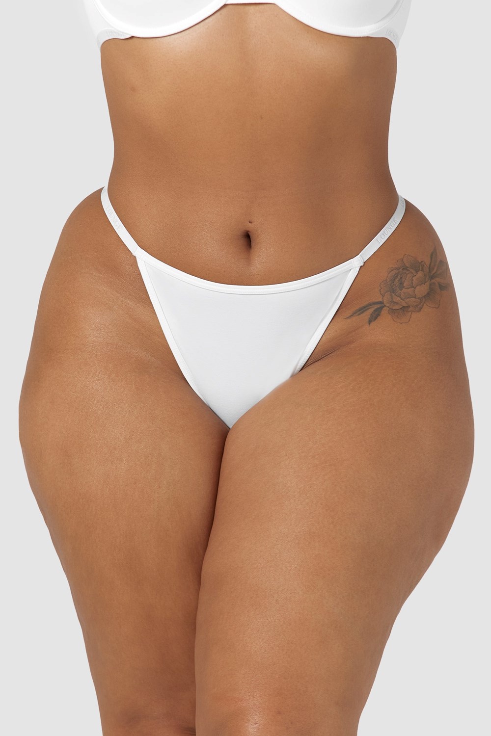 Lounge Underwear Smooth Klassiska String Vita | FYIN-69012