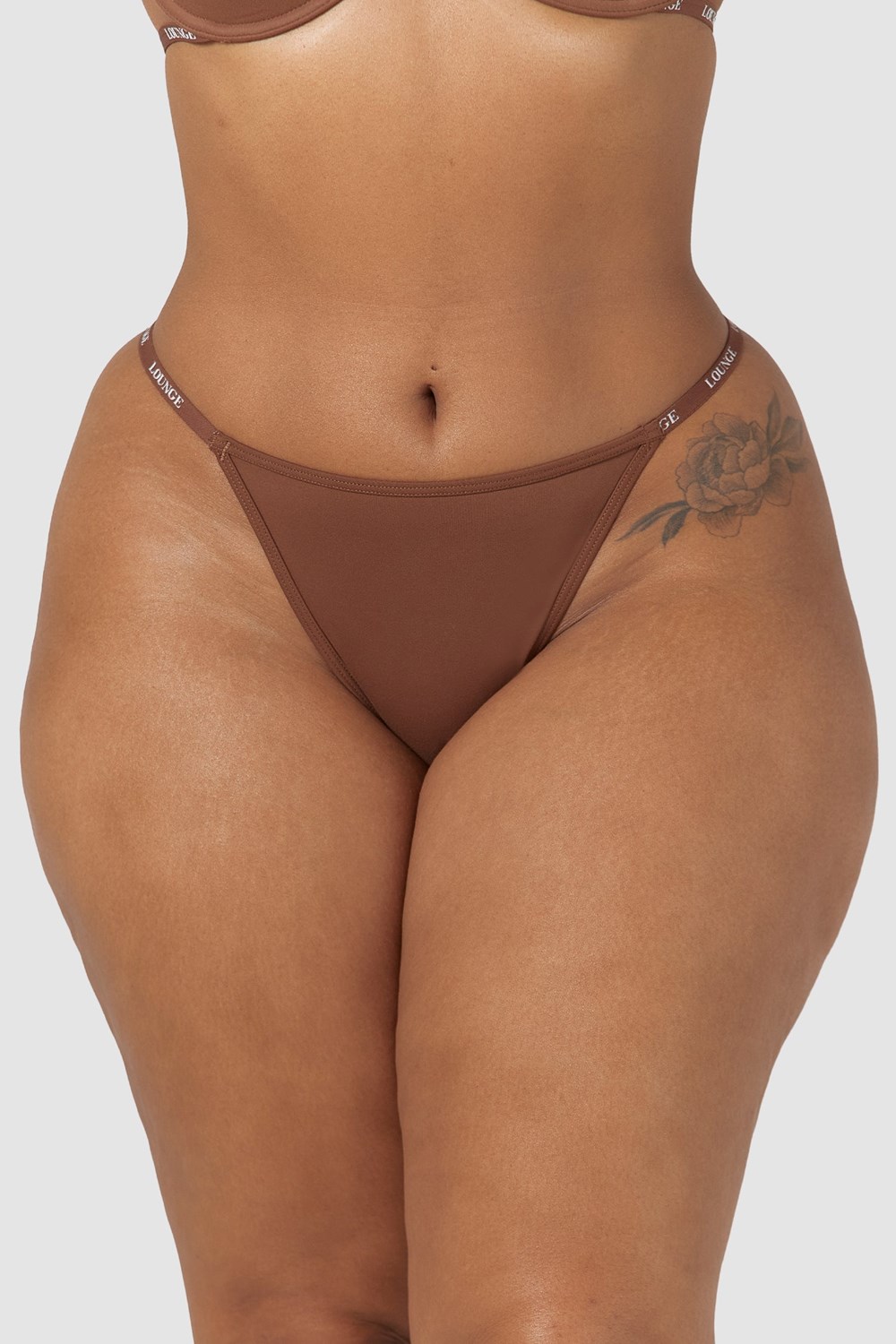 Lounge Underwear Smooth Klassiska String Chestnut | HDLB-98623