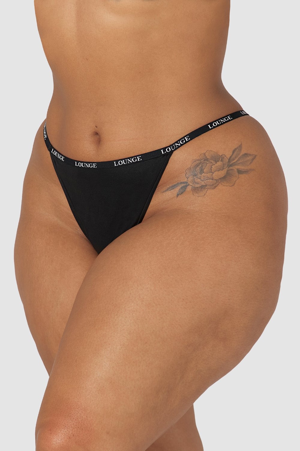 Lounge Underwear Smooth String Svarta | MBGO-45032