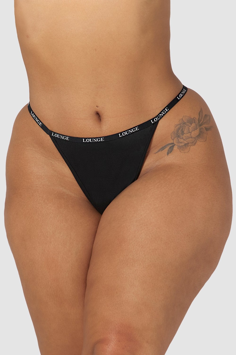 Lounge Underwear Smooth String Svarta | MBGO-45032