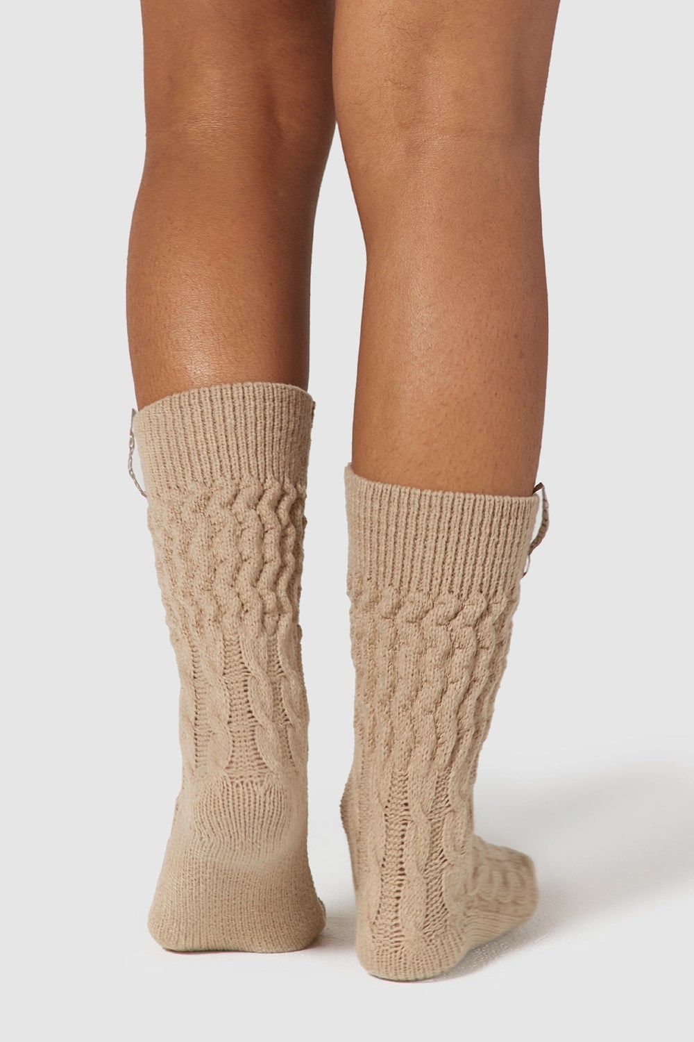 Lounge Underwear Snug Stickad Socks Mink | LXDC-26143