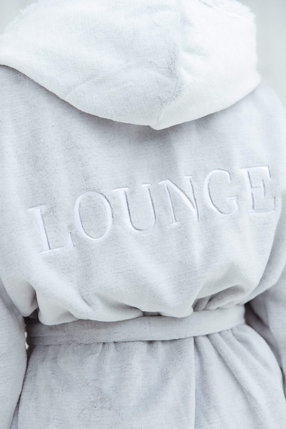 Lounge Underwear So Soft Luxury Dressing Gown Grå | BUWL-29751