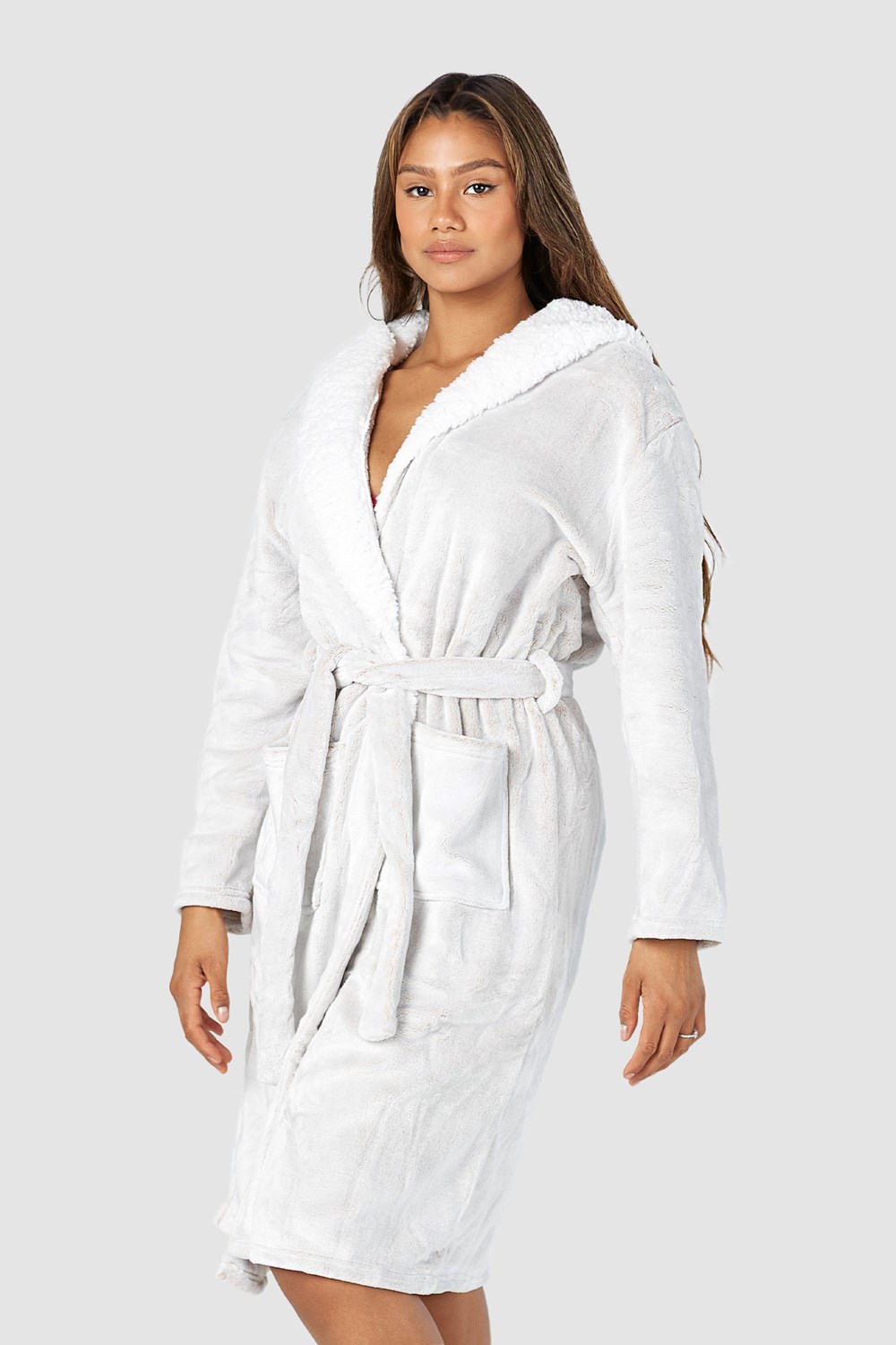 Lounge Underwear So Soft Luxury Dressing Gown Mink | EDGS-83720