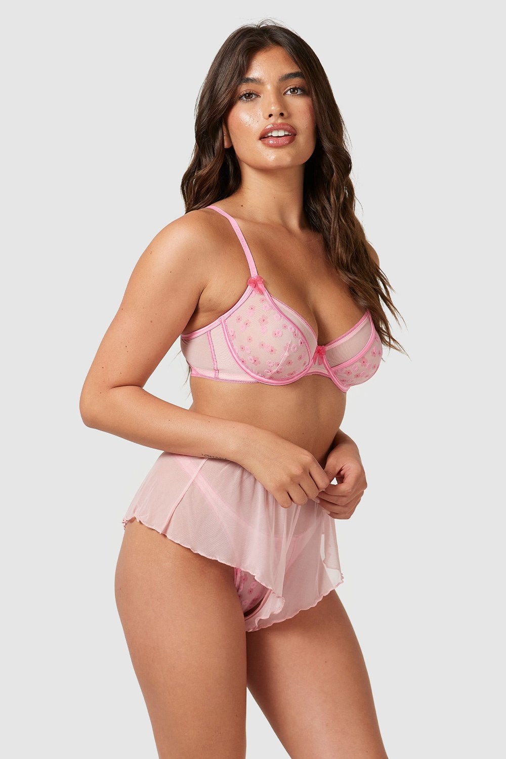 Lounge Underwear Thea Intimates Set Rosa | WXJZ-37495