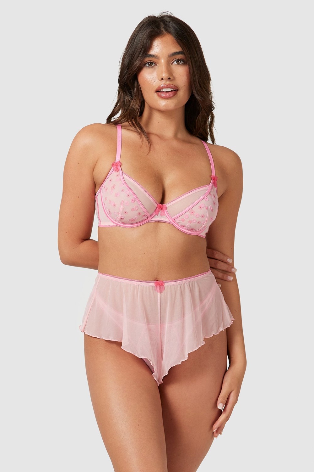 Lounge Underwear Thea Intimates Set Rosa | WXJZ-37495