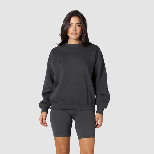 Lounge Underwear 365 Oversized Crew Neck Jumper Pebble | TAIQ-79263