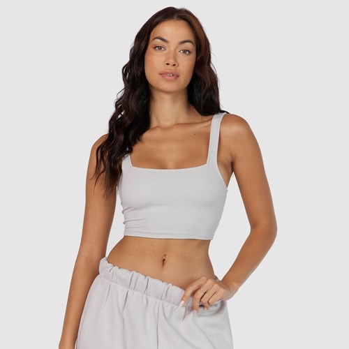 Lounge Underwear 365 Second Skin Tank Top Stone | IEVY-72689