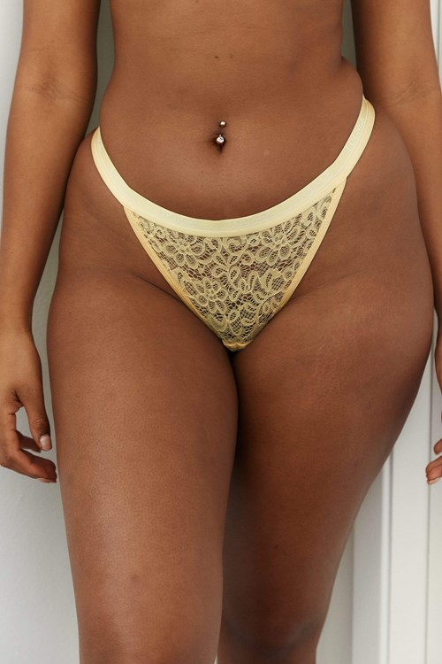 Lounge Underwear Balcony String Citron | NPBM-84713