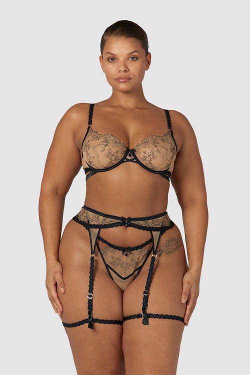 Lounge Underwear Catherine Intimates Set Svarta | BITN-89574