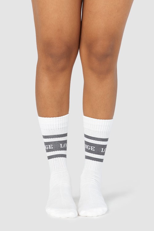 Lounge Underwear Essential Socks (Two Pack) Charcoal | PUOT-78690