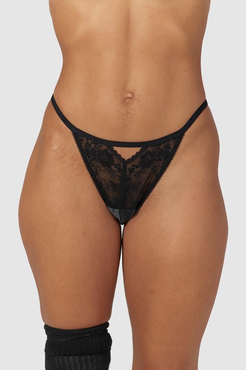 Lounge Underwear Flirt Briefs Svarta | XDTI-86394