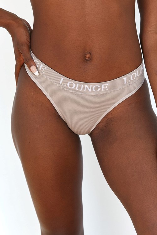 Lounge Underwear Seamless Briefs Mink | SXOZ-64917