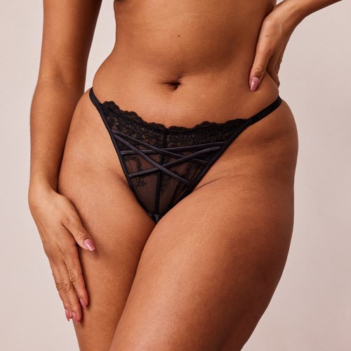 Lounge Underwear Seduce String Svarta | CYME-32570