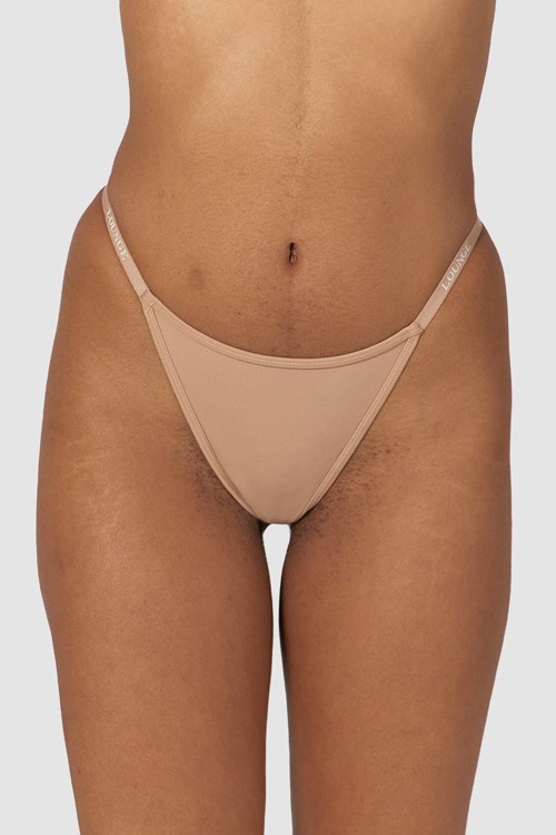 Lounge Underwear Smooth Klassiska String Honey | AVTI-80721