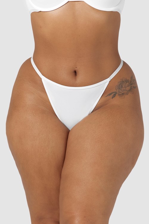 Lounge Underwear Smooth Klassiska String Vita | FYIN-69012