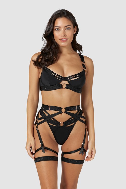 Priya Bodysuit - Black – Lounge Underwear